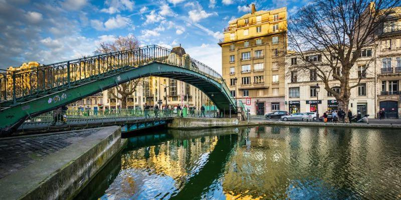 Charming Bright Sunny Studio Near Canal St Martin Paris Bagian luar foto